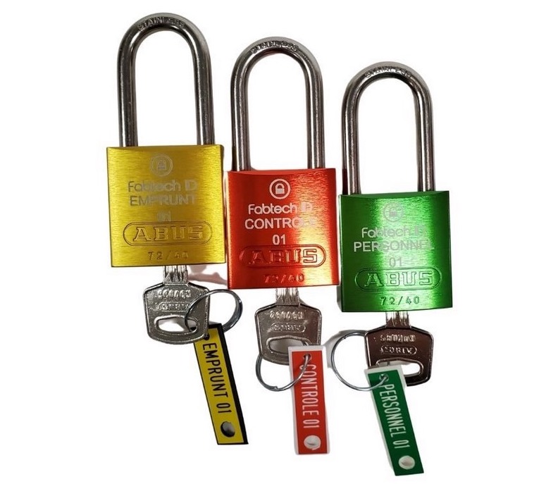 Cadenas de sécurité